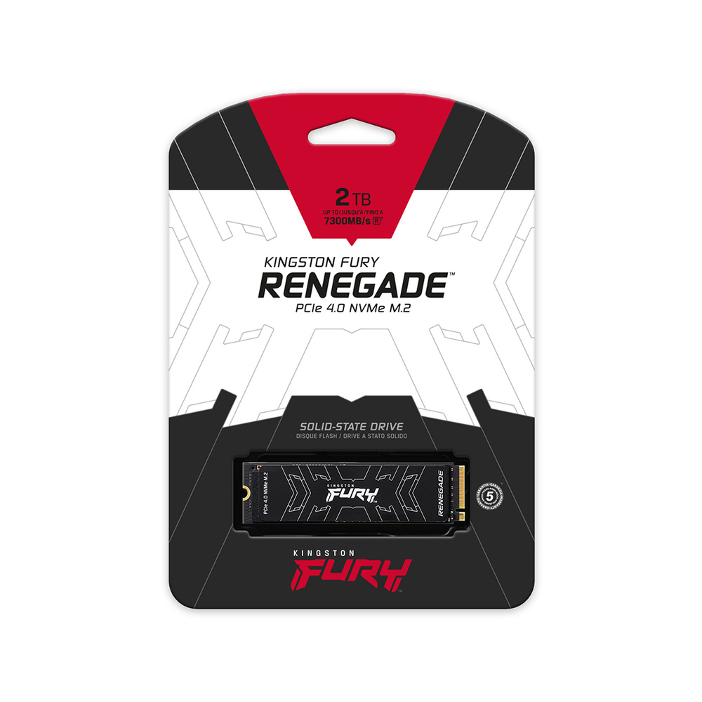 Kingston Внутренний SSD-диск Твердотельный накопитель SSD FURY Renegade SFYRD/2000G M.2 NVMe PCIe 4.0 #1