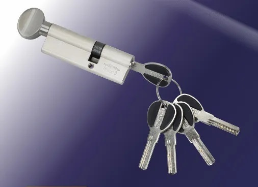 Цилиндровый механизм (личинка) MSM-110мм (55-55) ключ-вертушка никель  #1