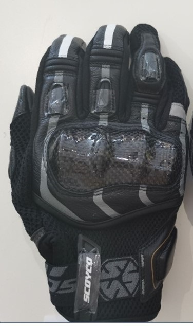 Перчатки кожаные Scoyco MC109 (Carbon) Black M #1