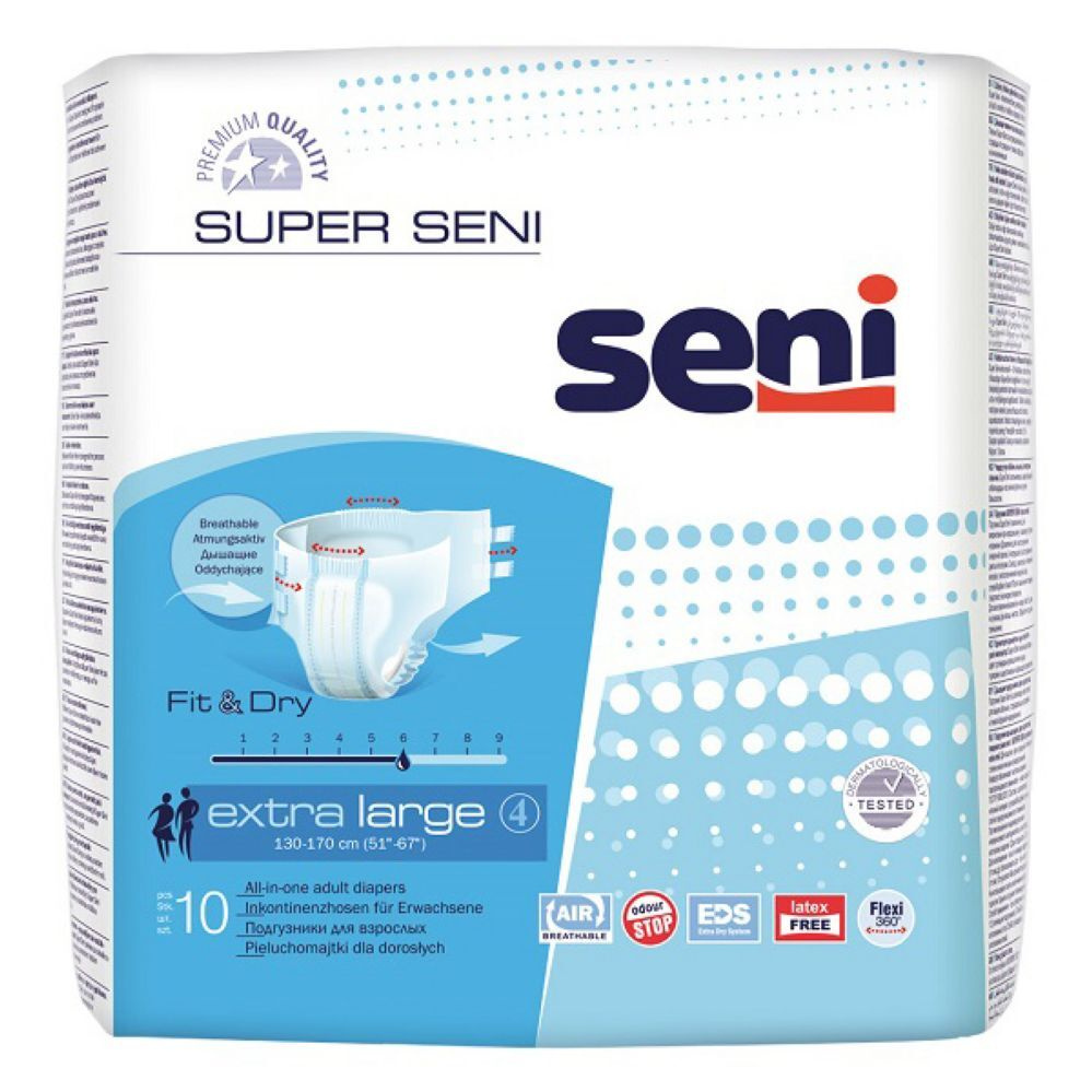 Подгузники для взрослых Seni Super Seni Extra Large (10 шт.) #1