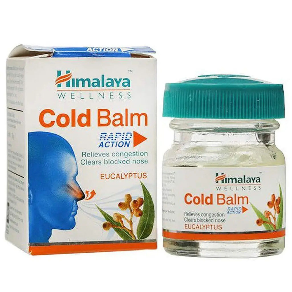 Успокаивающий бальзам для кожи с экстрактом растений Колд Балм 10 г.(Cold Balm) при простуде, при заложенности #1