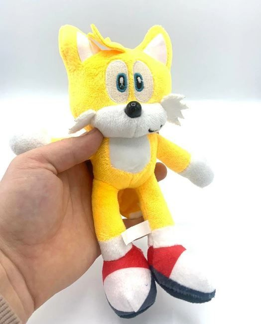 Мягкая игрушка лис Майлз (Тейлз) Пауэр 20 см / лисенок Miles (Tails) Power из серии Соник, желтый  #1