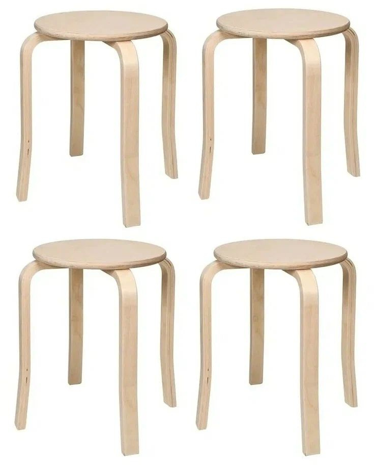 Табурет (стул) деревянный для кухни, 4 шт. #1
