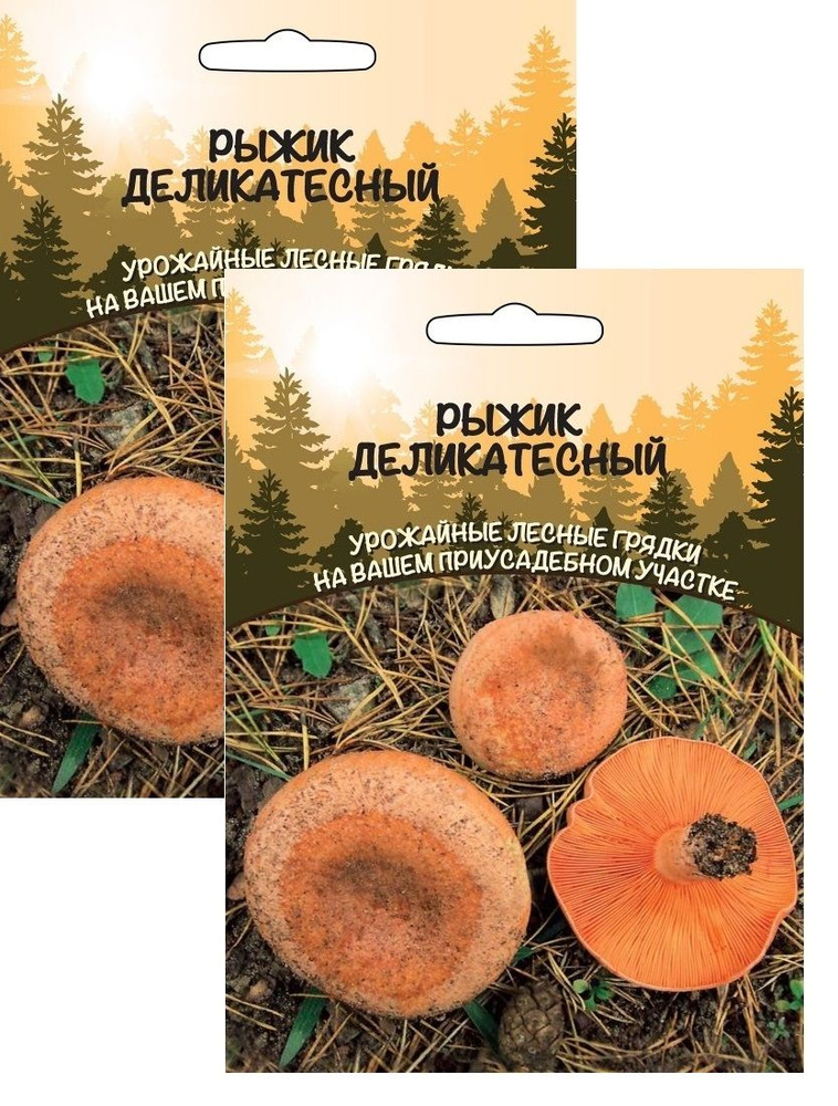 Мицелий грибы Рыжик деликатесный 60мл Уральский дачник , 2 пакетика * 30 мл  #1