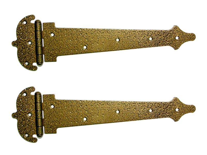 Петля-стрела фигурная НОЭЗ декоративная ПС-250-SL старая бронза (комплект 2 штуки)  #1