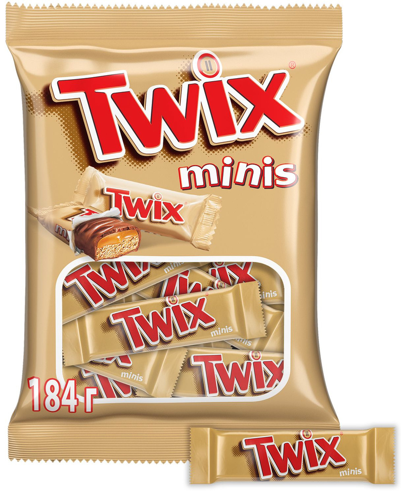 Батончик Twix Minis шоколадный 184 г #1