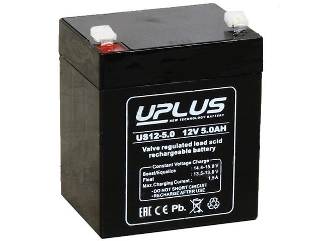 Аккумулятор UPLUS AGM Leoch US12-5 12V 5Ah для ИБП #1