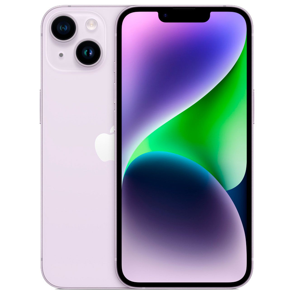 Apple Смартфон iPhone 14 A2649 eSIM+SIM 6/128 ГБ, фиолетовый #1