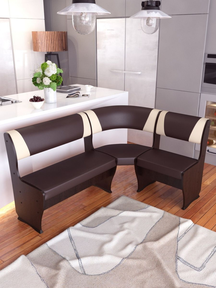 Мягкий уголок СУ1 угловой диван на кухню в гостиную #1