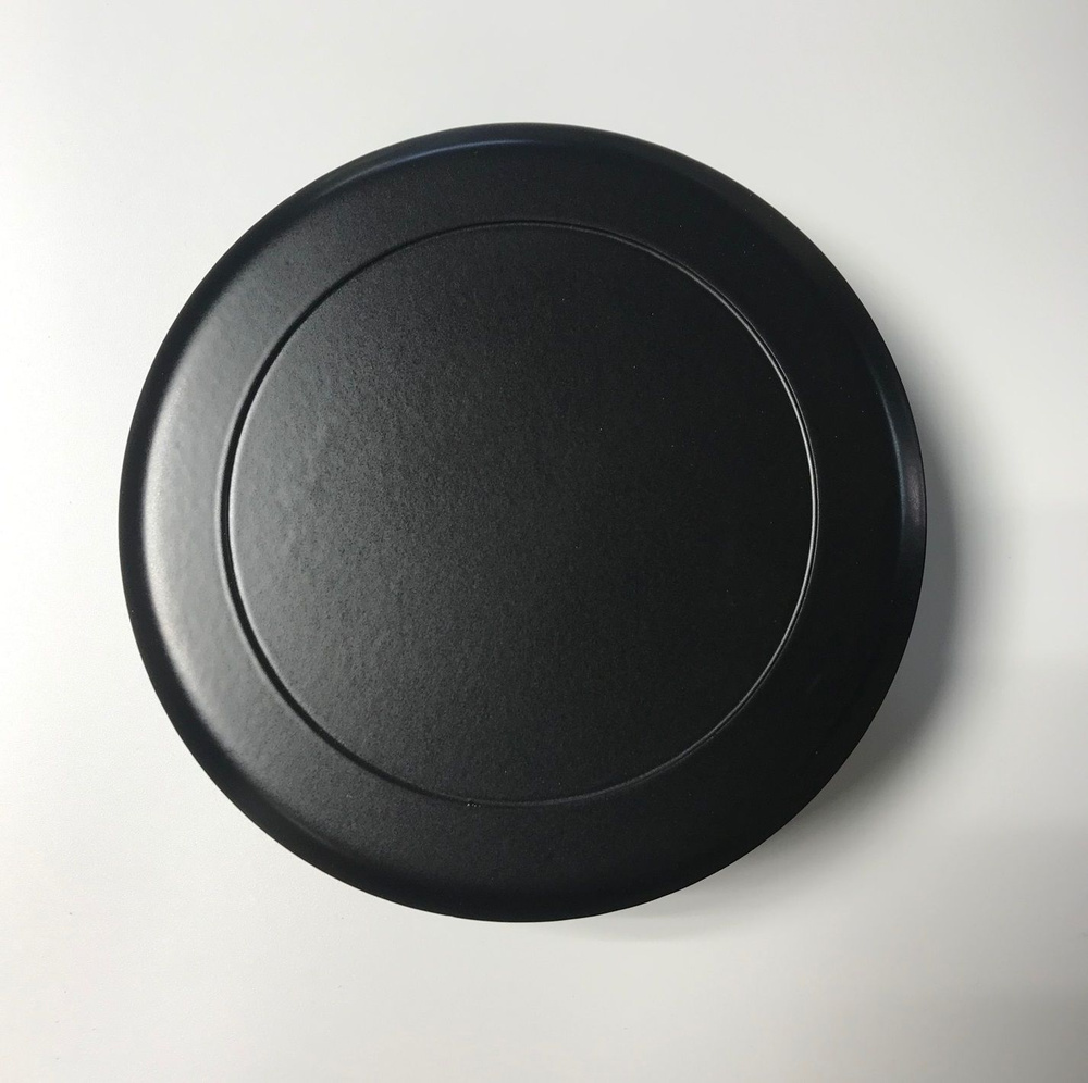 Диффузор приточно-вытяжной на магнитах регулируемый ДК-100 круглый металлический черный матовый  #1