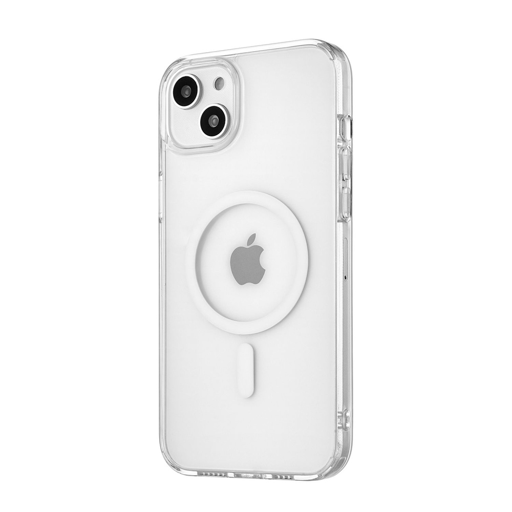 Чехол защитный uBear Real Mag Case для iPhone 14 Plus, MagSafe совместимый, усиленный, прозрачный  #1