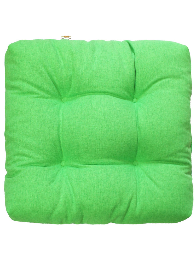 Подушка для сиденья МАТЕХ MELANGE LINE 40х40 см. Цвет салатовый, арт. 33-226  #1