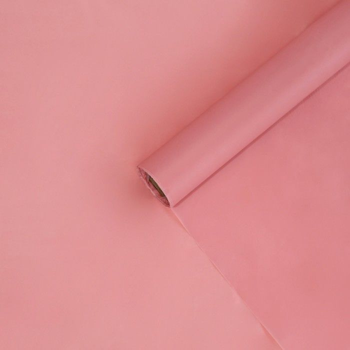 Пленка тишью влагостойкая "Нежно-розовый", 0.6 x 8 м, 30мкм #1