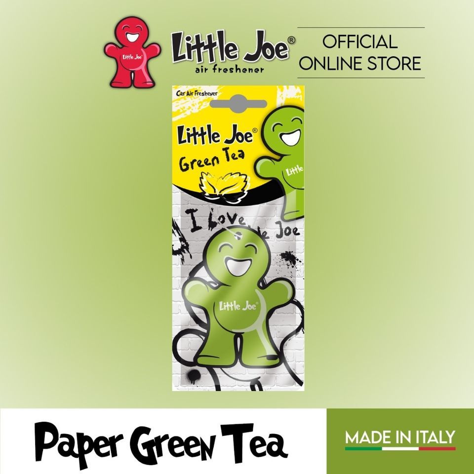 Ароматизатор бумажный подвесной человечек Little Joe Paper Green Tea, Зеленый чай  #1