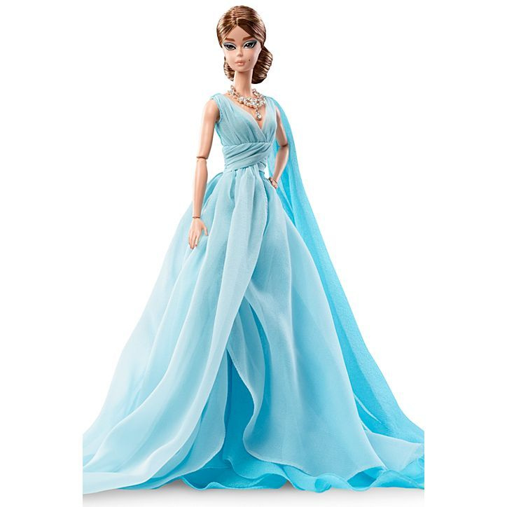 Кукла Barbie Blue Chiffon Ball Gown (Барби в Голубом шифоновом платье)  #1