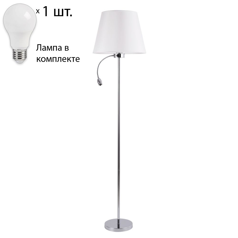 Торшер с лампочкой Arte Lamp Elba A2581PN-2CCLamps #1