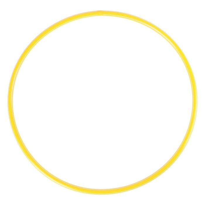 Обруч, диаметр 90 см, цвет жёлтый / 1209334 #1