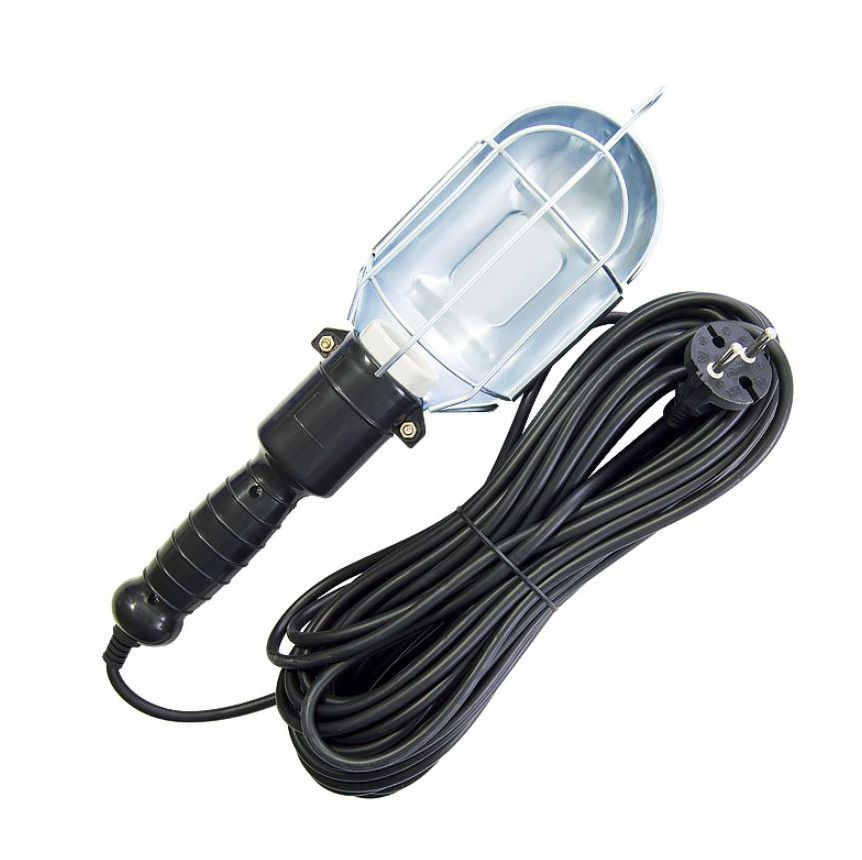 Светильник-переноска STANdart Luxe с решеткой и крючком, под лампу E27/ Ручной светильник/ 5 метров  #1
