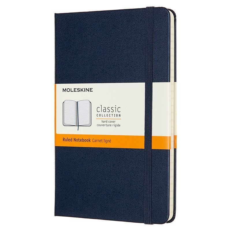 Блокнот Moleskine Classic Medium, 240 стр., синий 1127881(QP050B20) #1