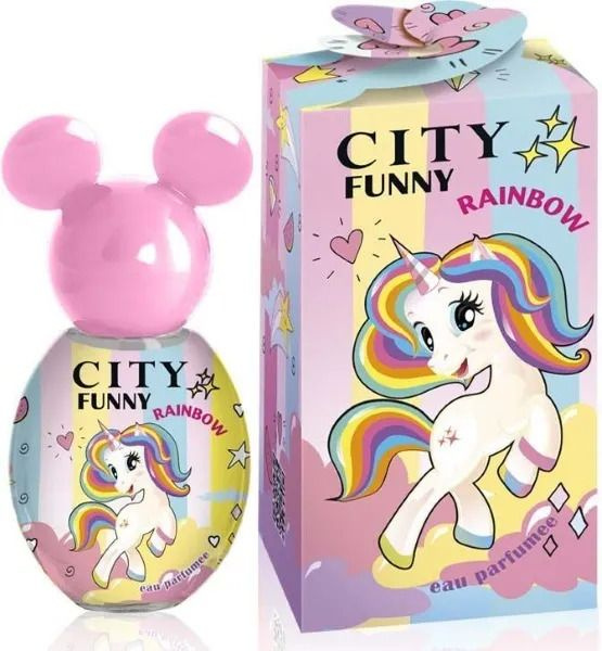 CITY PARFUM детская туалетная вода 30 мл City Funny Rainbow, Сити Фани Рэйнбоу, парфюм для девочек, единорог #1