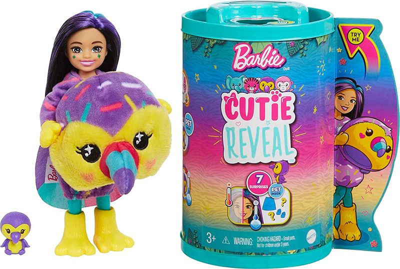 Кукла Барби Челси Barbie Cutie Reveal Chelsea Toucan (Костюм Тукана) #1