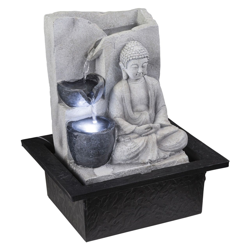 Лампа настольная фонтан "Светящийся Будда" Globo Albert 93019 #1