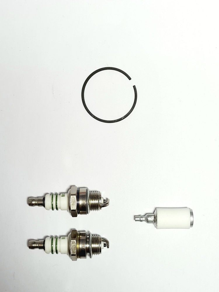 Кольцо поршневое для бензопилы Хускварна 142 / Топливный фильтр / Свеча зажигания 2шт/  #1