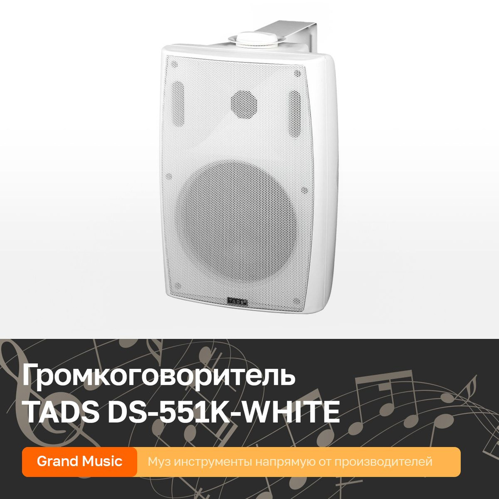 Громкоговоритель настенный, 20Вт, TADS DS-551K-WHITE #1