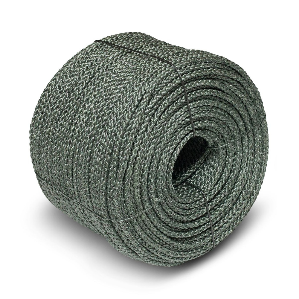 Шнур плетеный DanLine (Петроканат), 4 мм/230 кг, 100 м, темно-зеленый  #1