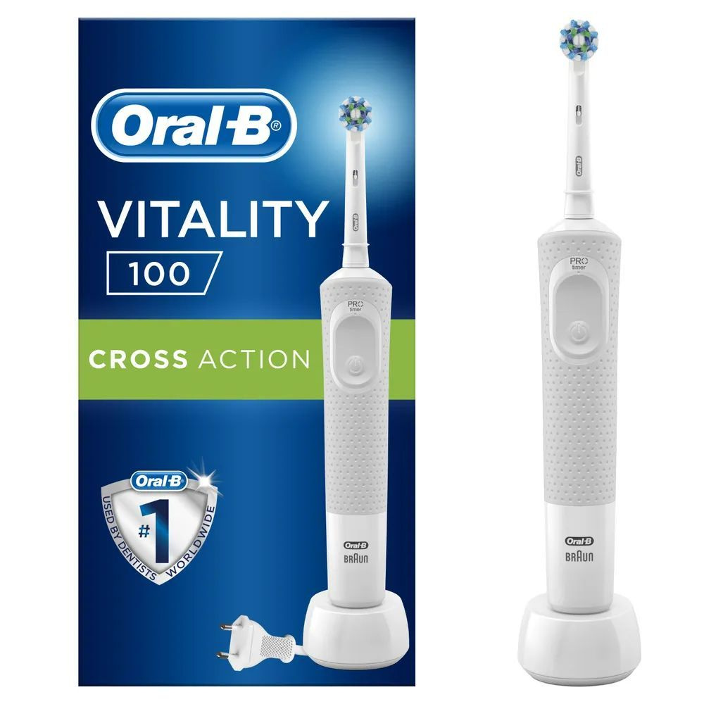 Oral-B Электрическая зубная щетка Vitality D100, белый #1