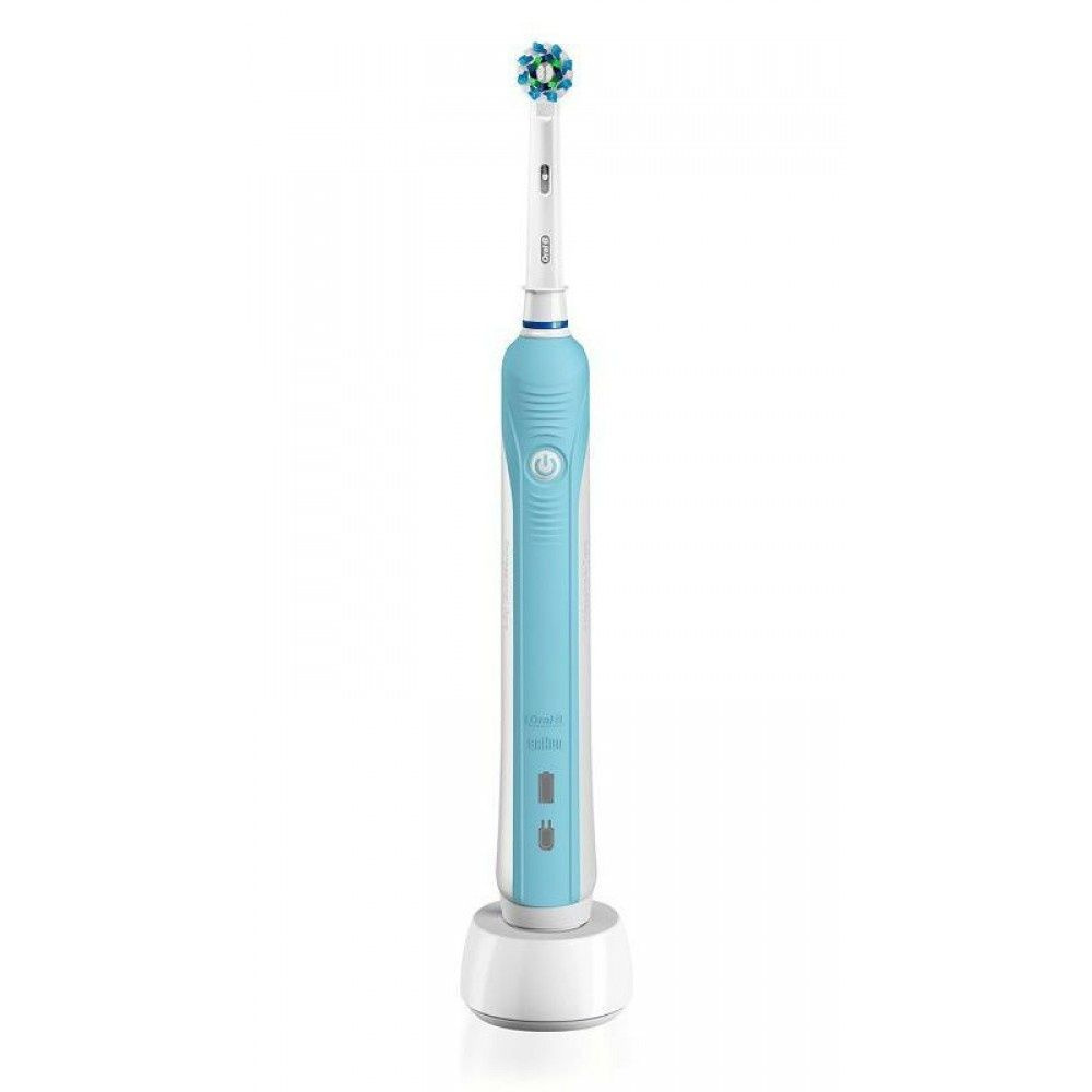 Электрическая зубная щетка Oral-B Pro 500/D16.513U CrossAction Blue (тип 3756)  #1