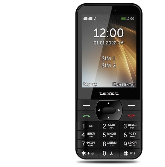 Texet Мобильный телефон TM-423 черный, черный #1