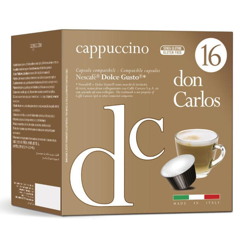 Кофе в капсулах Don Carlos Cappucino (DG), набор из 16 штук #1