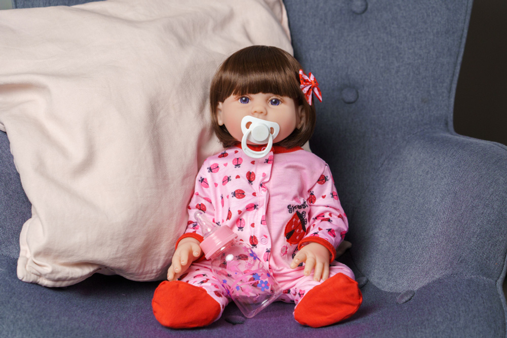 Мягконабивная кукла Реборн девочка Ванесса, игрушка Reborn 48 см  #1