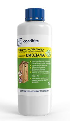 Жидкость по уходу за септиками и выгребными ямами GOODHIM "Биодача" , 1 л  #1