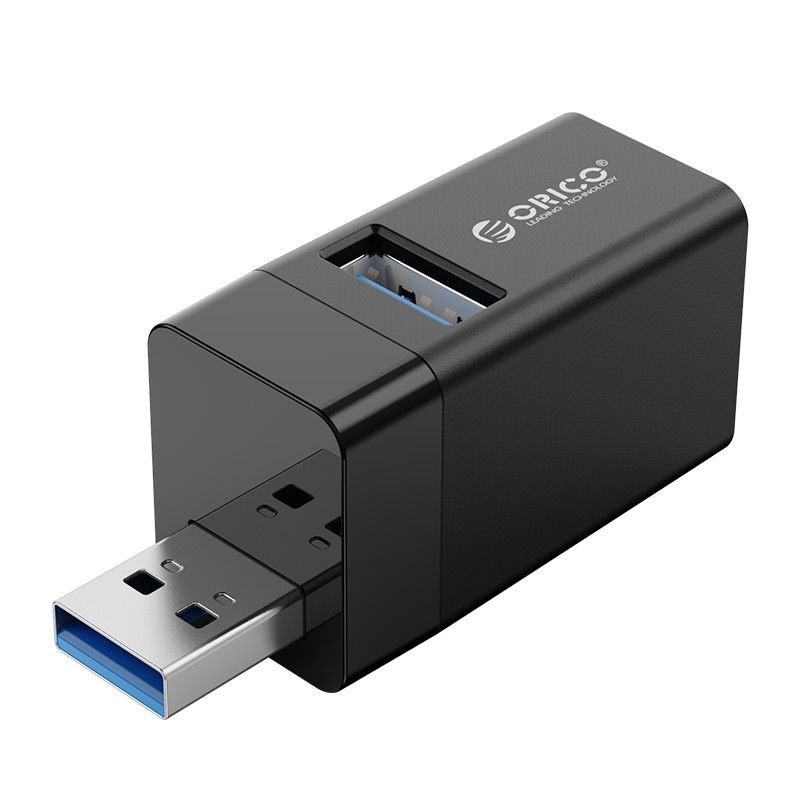 USB-концентратор ORICO черный (ORICO-MINI-U32-BK-BP) #1