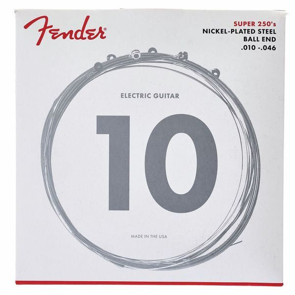 Струны для электрогитары FENDER STRINGS NEW SUPER 250R NPS BALL END 10-46 #1