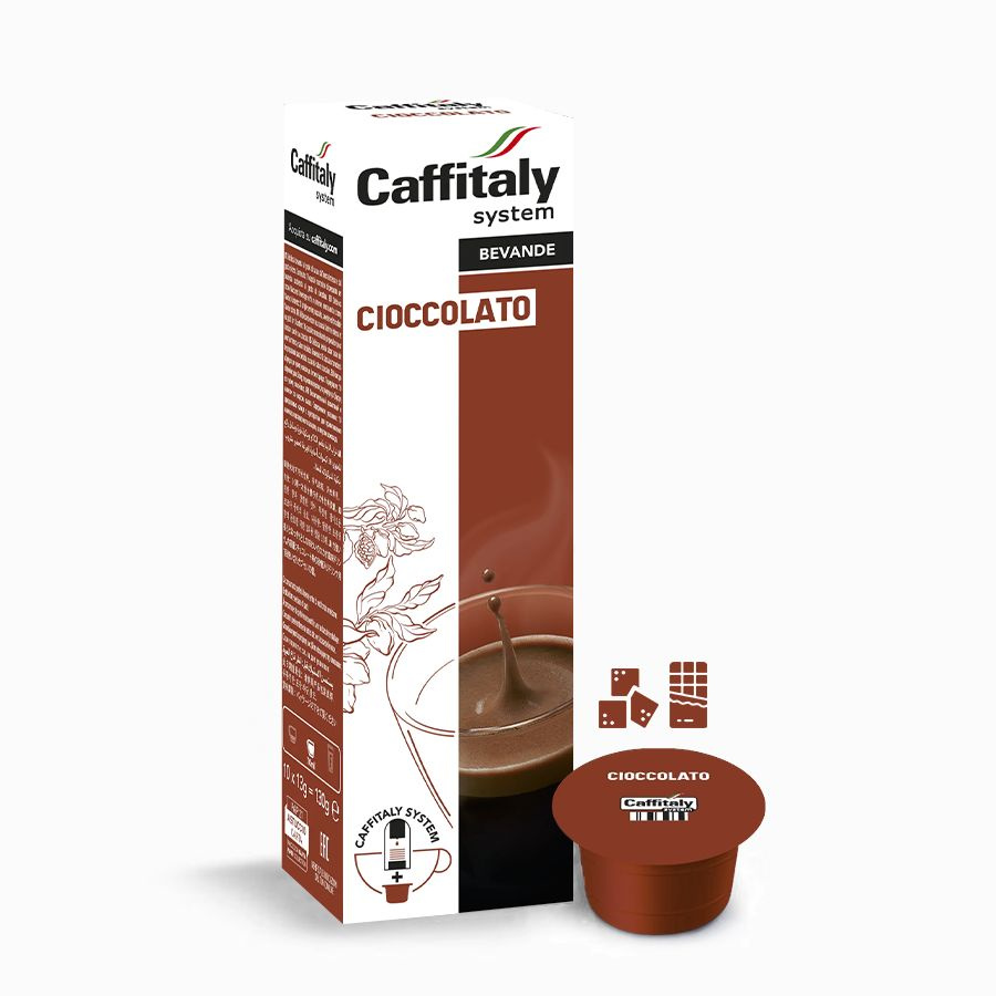 Шоколадный напиток в капсулах Caffitaly System Ecaffe Cioccolato, 10 капсул, для Paulig, Luna S32, Maia #1