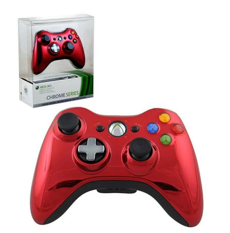 Беспроводной джойстик геймпад MyPads для Xbox 360 Wireless Controller красный (NSF-00002)  #1