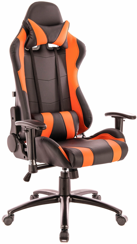 Игровое компьютерное кресло Everprof Lotus S2 экокожа оранжевый  #1