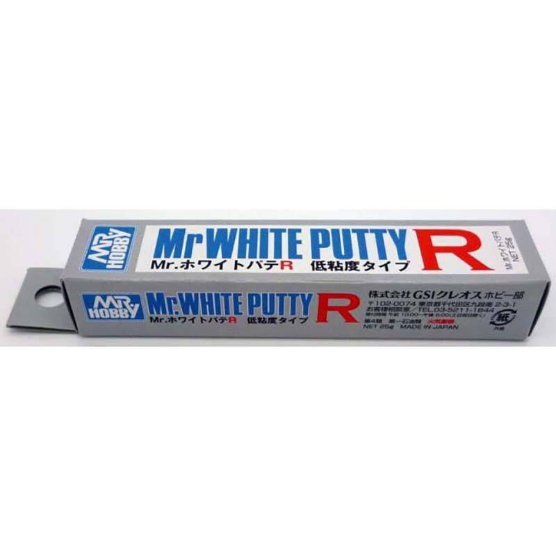 Шпаклевка жидкая P-123, Mr. White Putty R, 25 гр, 2 шт, MR.HOBBY (Япония) #1