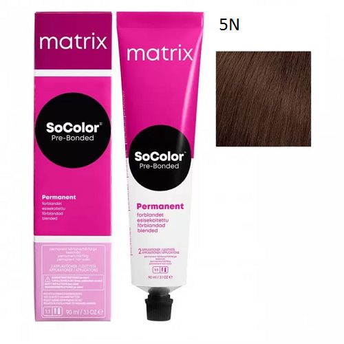 Крем краска MATRIX SoColor Pre-Bonded 5N, 90 мл #1