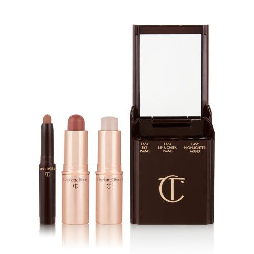 Charlotte Tilbury Портативный многоразовый набор для макияжа Quick & Easy Makeup Super Chic Look In 5 #1