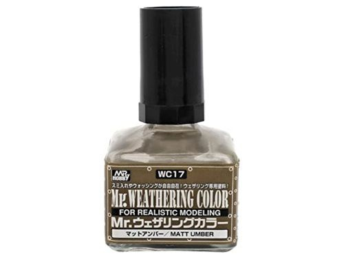 Gunze Sangyo Mr. Hobby Краска 40 мл Mr. Weathering COLOR WC17 MATT UMBER #1