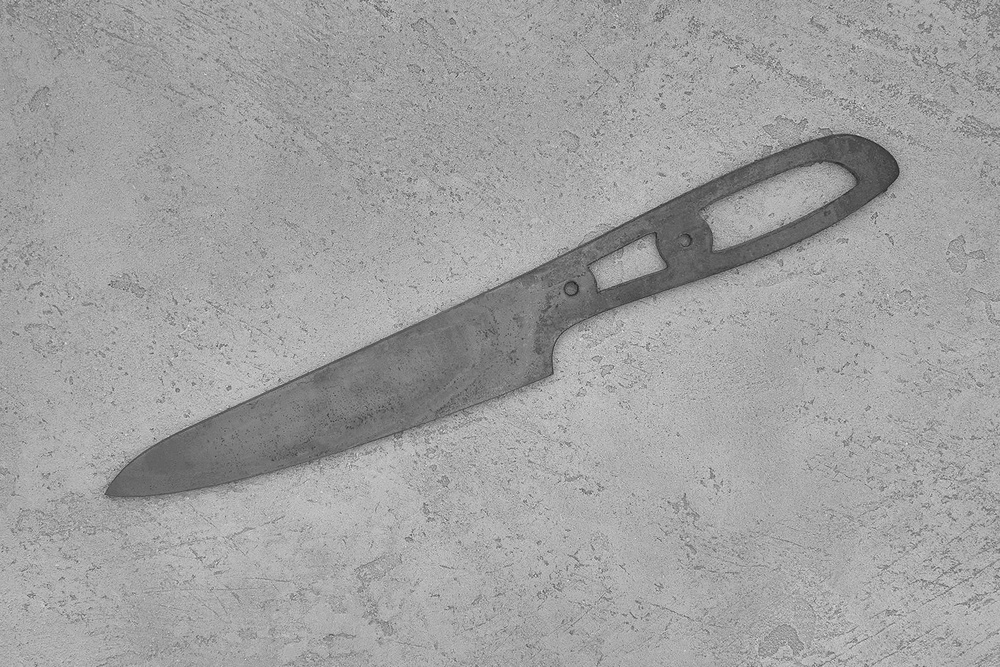 Заготовка для ножа, сталь VG-10 2,8мм. Модель "Премьер У130" с клинком 130мм, ТО 62-63HRC  #1
