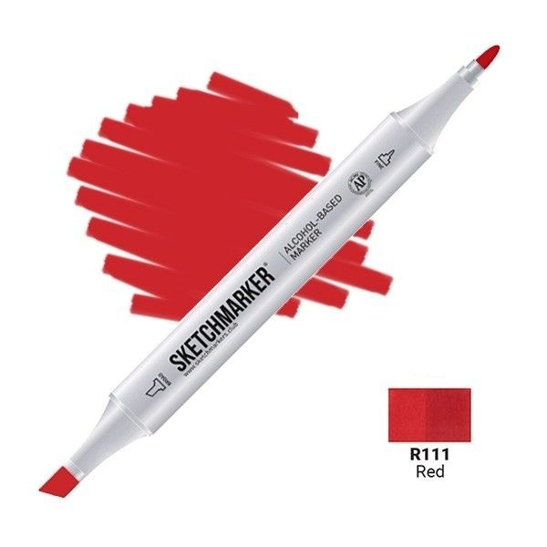 Маркер двусторонний Sketchmarker "Classic" R111 Красный #1