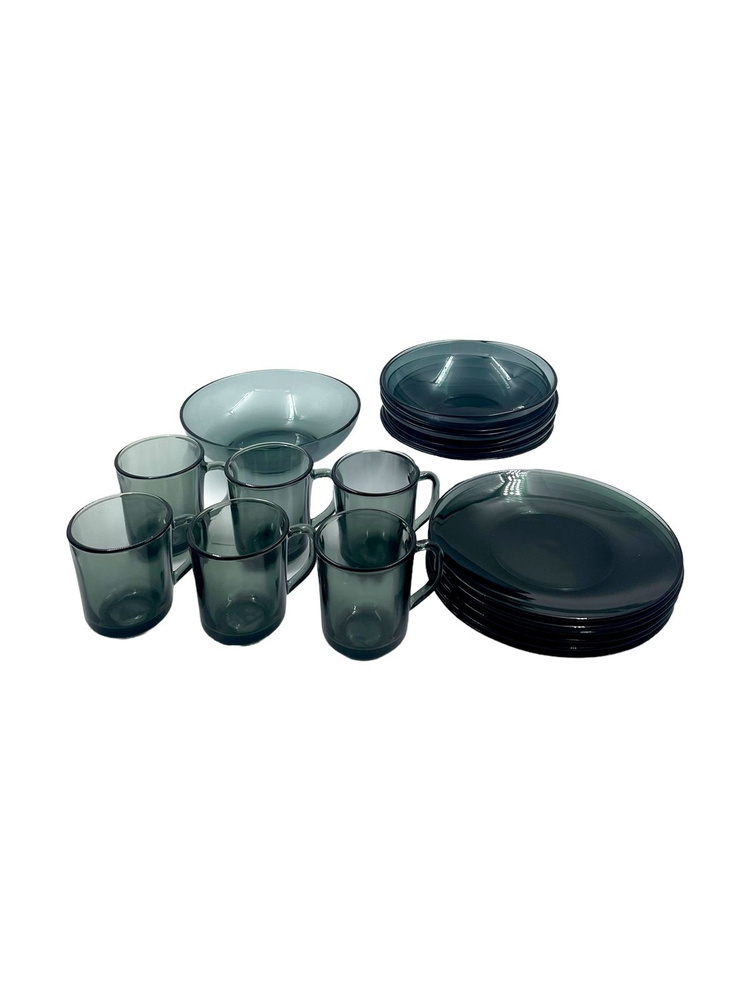 Glass Ink Набор столовой посуды из 19 предм., количество персон: 6  #1