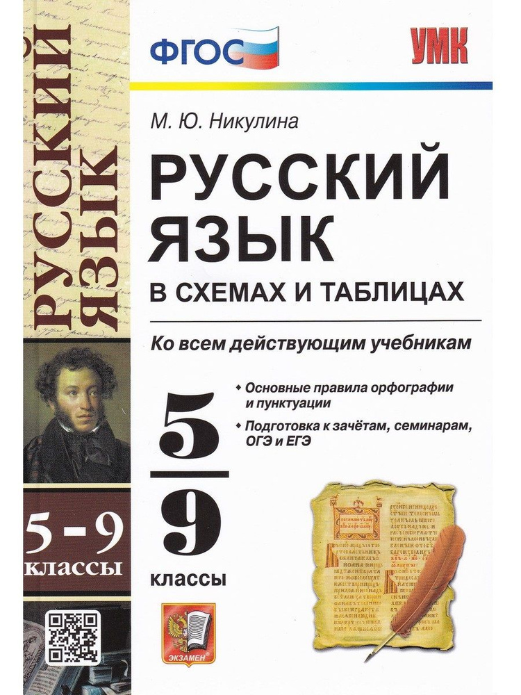 Русский язык в схемах и таблицах. 5-9 классы. Ко всем учебникам | Никулина Марина Юрьевна  #1