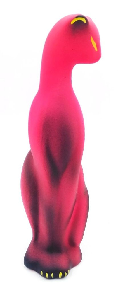 Статуэтка Грация розово-золотая 20x5x6см из керамики для интерьера, декора дома большая. Сувенир подарок #1