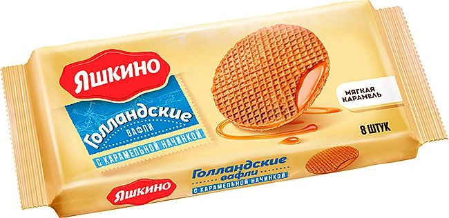 Вафли Голландские с карамельной начинкой, 290 г #1